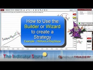 How to use NinjaTrader Builder or Wizard to create a Strategy without Programming Skills