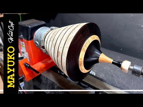 THE BEAUTIFUL AMBOYNA BURL, woodturning