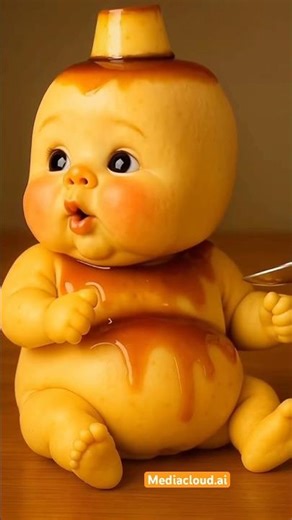 Who loves pudding? Well Little pudding monster at work😆🍮🌈💯 #PuddingBaby #babymukbang