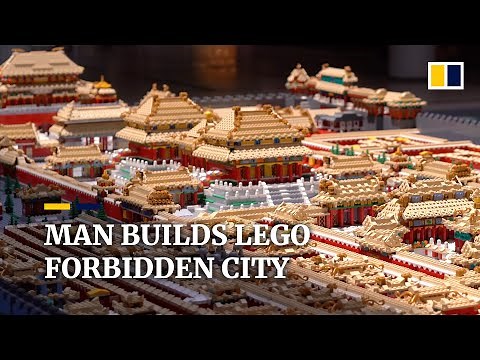 Chinese man builds Beijing’s Forbidden City using 700,000 Lego bricks