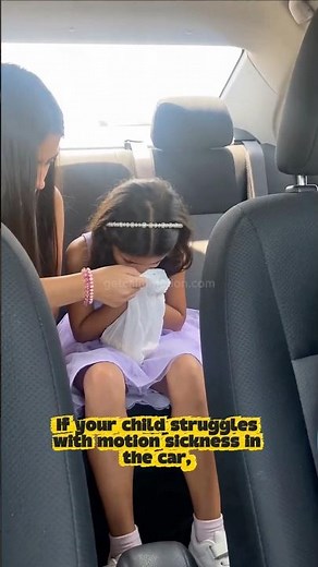 Stop car sickness in kids 👀 #motionsickness #carsickness #parenting #nausea