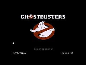 Atari 8-bit - Ghostbusters Video Game (1984) Theme Song