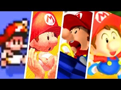 Evolution of Baby Mario (1995 - 2018)