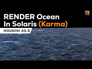 Houdini tutorial | Render Ocean in Houdini 20.5 - Solaris (karma)