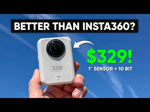 XTRA360 Review - CHEAPEST 8K 10bit 360 Camera! (Better Than Insta360 X5?)