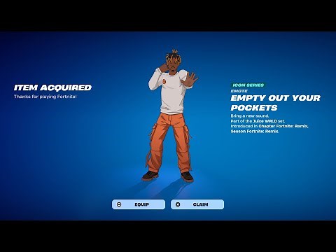 How To Get Empty Out Your Pockets Emote NOW FREE in Fortnite! (Free Empty Out Your Pockets Emote)
