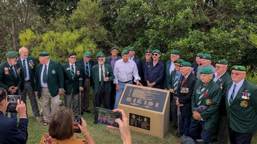 Permanent commando memorial unveiled