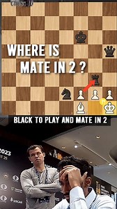 832K views · 2.3K reactions | Checkmate in 2 ? how ? #chess #Échecs #echecs #شطرنج #chessmaster #chesstricks #chessplayer #chessgame #hikarunakamura #magnuscarlsen #chessmemes #chesscom #chessclub #chesslife #chessboard #chessopening #chesspuzzle #ajedrez #catur #checkmate | itsChess | Facebook