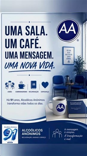 91 anos de Alcoólicos Anônimos.