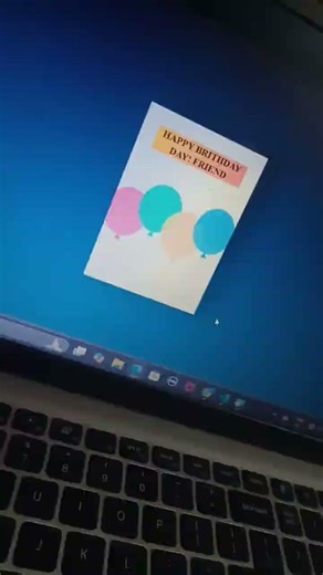Happy Birthday Card using html css javascript #virl #html #css #explorepage #shortvideo #coding #css