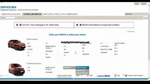 Citroen Service Box EPC [2025] Online Parts Catalog
