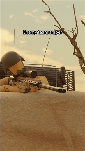 Enemy Team Sniper VS My Team Sniper #short #shorts #roblox #memes
