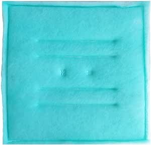 Hiton Paint Booth Tacky Intake Filter Pad 20x20 (24 Pack), Series 55 Spray Booth Intake Filter for Air Filter System(Internal Wire)