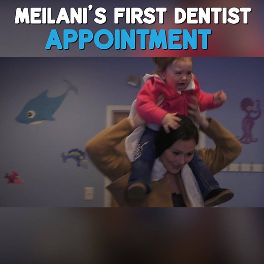 Looking back at Meilani’s first dentist appointment… I was expecting an epic meltdown but she did so good and surprisingly didn’t bite the dentist! | JWOWW