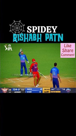 Rishabh Pant Goes God Mode! 5 Huge Sixes 🚀 In Real Cricket #shorts #ipl