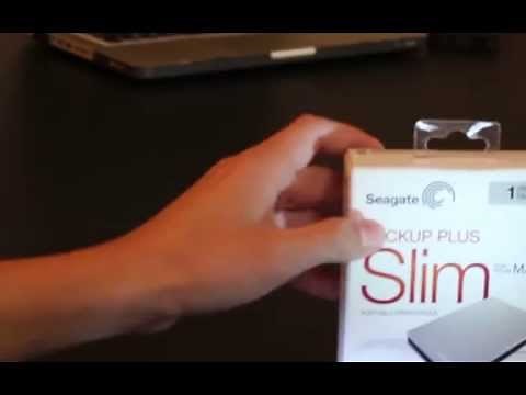 Seagate Backup 1TB Hard Drive Review/Unboxing/Setup