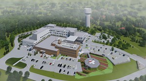 Construction takes flight as Stevenson Memorial builds new elevated helipad