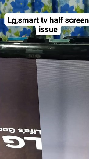 3.6K views · 127 reactions | Lg,smart tv half screen display issue #tvrepairing #SmartTvRepair #TVTech #technician #TVRepair #troubleshooting #tvpanel | Emmanuel Flores | Facebook