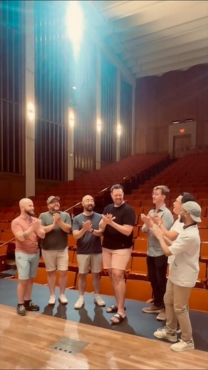 “There’s a Meeting Here Tonight” made famous by the gospel duo Joe & Eddie — recorded at our soundcheck in Bates Recital Hall. 🎶 Thanks so much to Austin Chamber Music Center and our friends in Austin for a wonderful afternoon— we can’t wait to be back. ❤️ #cantus #bobgibson #joe&eddie #gospel #choir #choralmusic #acappella #acappella #tenor #bass #fyp #fypシ | Cantus