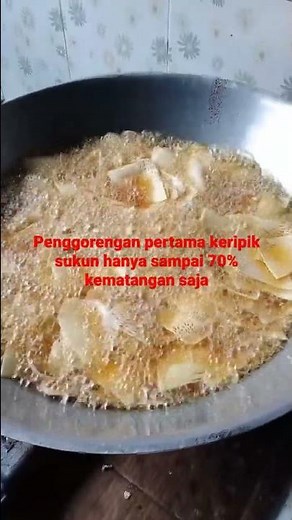 cara menggoreng keripik sukun agar enak dan renyah #shorts #kripik #keripiksukun