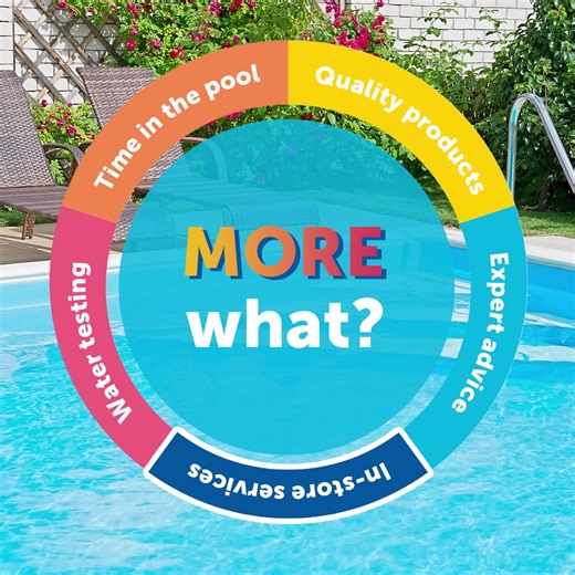 Ready to spend more time in the pool? 💦 We’re here to help get you there. At Leslie’s, you can expect more—more quality products, more expert advice, more free in-store services, and more free water testing. Meaning more time enjoying the pool with friends & family. From in-store expertise to online pool tips for everything you can think of, we’re here to help. 🙌 #Leslies #WeKnowPools | Leslie's