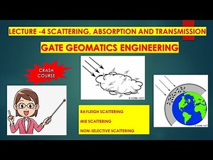 Lecture 4 - SCATTERING, ABSORPTION AND TRANSMISSION | GATE GEOMATICS ENGINEERING TUTORIAL |