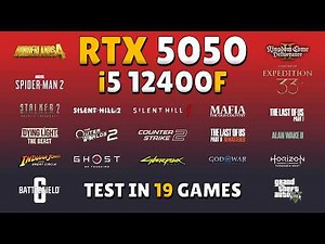 RTX 5050 + i5 12400F | How Is This Combo? Bottleneck or Not? | 1080p, Ray Tracing, DLSS 4, MFG