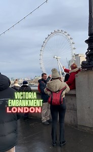 Walk with me at VICTORIA EMBANKMENT, Thames Riverside, Westminster Pier, Battle of Britain Monument, Royal Air Force Memorial LONDON | Keep Walking 4K