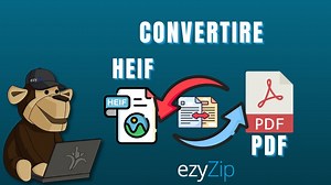 Converti HEIF in PDF Online (Veloce!)