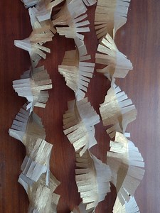Gold Fringed Streamers – Eco Paper Tinsel Garland, Party Decor - Etsy Canada