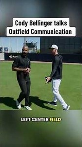 Cody Bellinger on outfield communication