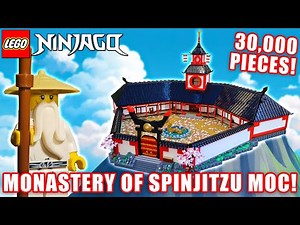 I Built a LEGO Ninjago Monastery of Spinjitzu MOC!