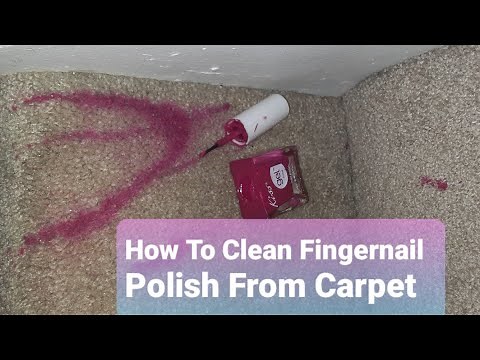 How To Remove Fingernail Polish From Carpet