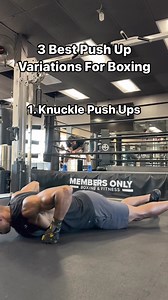 3 Push Up Variations For Boxing 🥊 #pushups #boxing #mma #muaythai #bjj #wrestling #kickboxing | plantbasedboxer