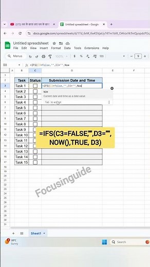 Automatically Add Date & Time Stamp in Google Sheets ⏰ | Simple Trick You Must Know
