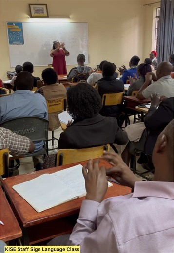 Advanced KISE Staff Sign Language Class Ongoing