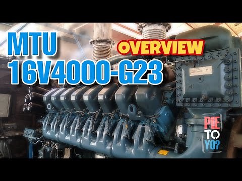 MTU 16V4000 Diesel Engine - Commonrail Injection