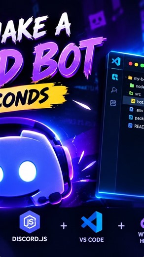 How to Make a Discord Bot in 60 Seconds 🤖⚡