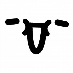 very happy face icon creative drawing