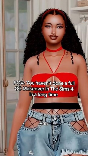 My sims got a full cc makeover! How I do? #sims4