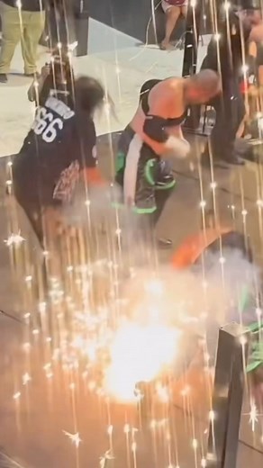 Ross on Instagram: "I hope that exploding chair was worth that bag of Doritos they got paid in 😂 #wrestling"