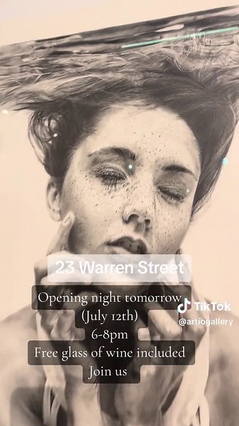 Interconnecting lines art exhibition opening 🎉