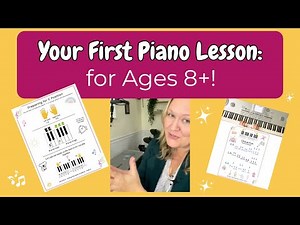 First Piano Lesson for Kids (Ages 8 and up) 🎹 | Learn Your First Song!