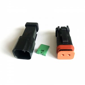 [Hot Item] Deutsch Dt Black 2 Pin Sealed Connectors Dt04-2p-E005 Dt06-2s-E005