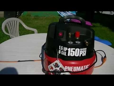 Harbor Freight - Central Pneumatic 6 Gallon Professional Oilless Air Compressor Review