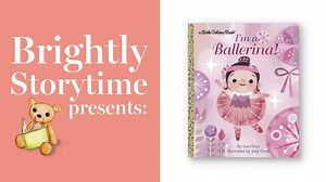 This is I'm a Ballerina!, the story of a little girl who invites us into her ballet class, and later performs onstage (gulp!) in her first recital. Story by Sue Fliess, illustrations by Joey Chou. | Brightly