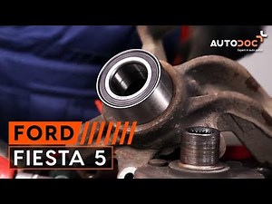 Hoe een voor wiellager vervangen op een FORD FIESTA 5 [HANDLEIDING]