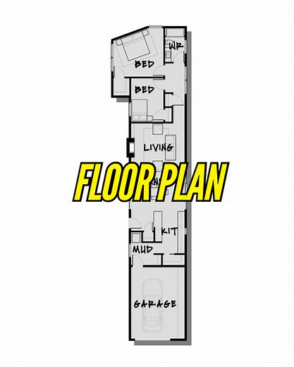 Convert Number 1 Into a Two Bedroom Floor Plan