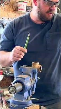 How to remove broken threads from a pipe fitting
