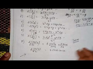 Class 12 differential equation exercise 15.4 part -1